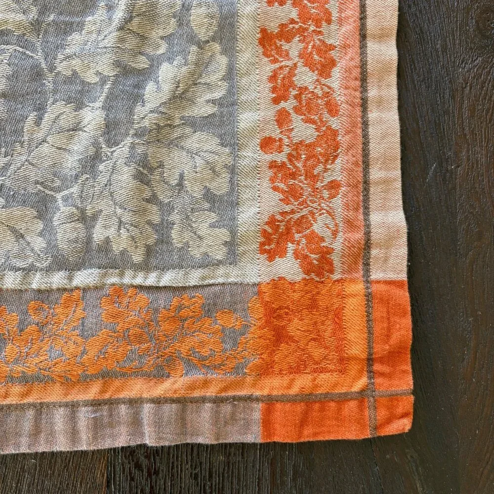 Williams Sonoma Napkins Fall Colors Set Of Two